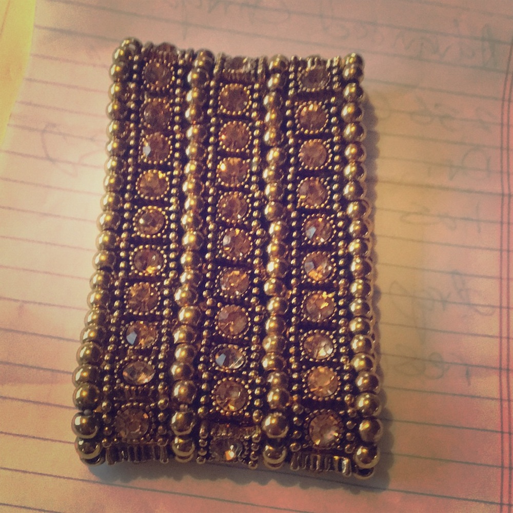 Rhinestone stretch bracelet
